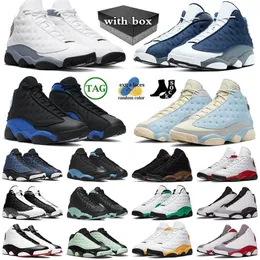 Flint 13 13s XIII With Box 2023 Мужские баскетбольные кроссовки Wolf Grey Lucky Green Chicago He Got Game Hyper Royal Wheat Мужские женские кроссовки Кроссовки