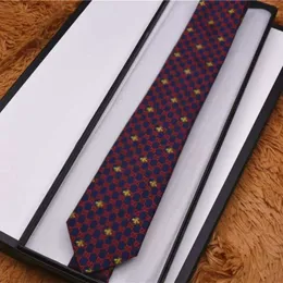 Men s Letter Tie Silk Necktie Pattern Printing Jacquard Party Wedding Woven Fashion Design with Box Fahion Deign
