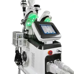 4 in 1 cryolipolysy 바디 슬리밍 기계 근육 지방 동결 RF 360도 진공 셀룰 라이트 감소 Lipo Laser 초음파 미용 장치