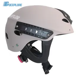 Caschi da sci Goexplore Casco tattico militare militare Air soft Abs Equipaggiamento protettivo Paintball CS Ciclismo Sport Casco di sicurezza Supporto per fotocamera 230921