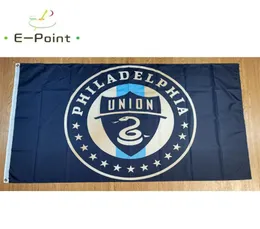 Philadelphia Union FC 35ft 90cm150cm Polyester MLS flags Banner decoration flying home garden flag Festive gifts7549670