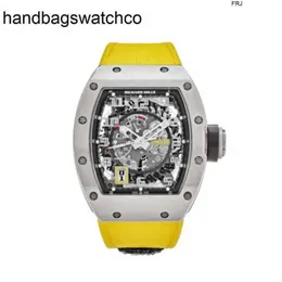 Richardmill Watch Mechanical Watches Richar Milles Titanium Declutchable Rotor Men #039;s Rm030 frj