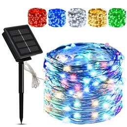 42M400Leds Solar LED Licht Outdoor Girlande Lampe Garten Solar Lichterkette Wasserdicht Weihnachten Garten Dekoration Im Freien