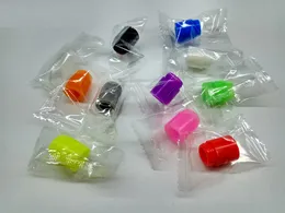 Colorful Mouthpiece Cover Rubber Test Caps 810 Wide Bore Silicone Disposable Drip Tip with Individual For TFV8 big Smoking Accessories