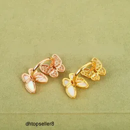 i migliori designer Versione alta pietre fritillari anello a farfalla anello tridimensionale di lusso leggero indice personalità femminile moda nicchia internet celebrità anellic