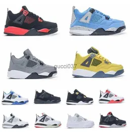 shoes 11 Infant Toddlers 4 Retro Kids Basketball Shoes Chicago 4S Jumpman 3s Boy Girl Sneaker Light Green Lights Grey Khaki Baby Trainers Children Eur 26-35