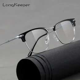 Blaulicht-blockierende Brille, klassischer transparenter Rahmen, Anti-Blaulicht-Brille, Damen, quadratisch, Tr90-Brille, Herren, blockierende Brille, Schutzbrille, Longkeeper 230920