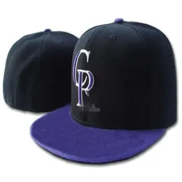 2022 Rockies CR letter Baseball caps Casquettes chapeus for men women sports hip hop fashion bones Fitted Hats H16272c