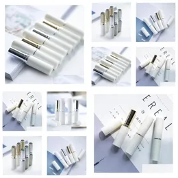 Packing Bottles Wholesale 11Mm White Lipstick Tube Diy Empty Refillable Lip Balm Cosmetic Packaging Container Fast Sn1475 Drop Deliver Dh2Yk