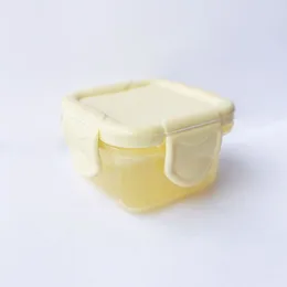 Mini caixa de armazenamento de alimentos para bebês, caixa de armazenamento espessada e selada para suplementos alimentares para bebês, caixa de armazenamento doméstico para embalagens de geléia