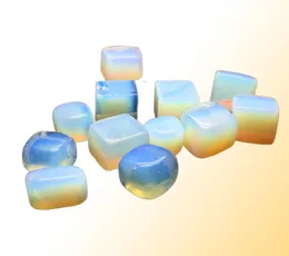 Natürlicher weißer Opalstein, Trommelstein, unregelmäßige kleine Größe, schöner Edelstein, guter polierter Kristall, Heilung 3232492