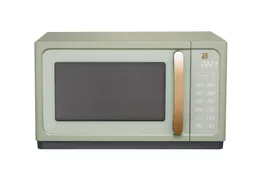 1.1 Cu ft 1000 Watt, Sensor Microwave Oven, Sage Green by Drew Barrymore, New