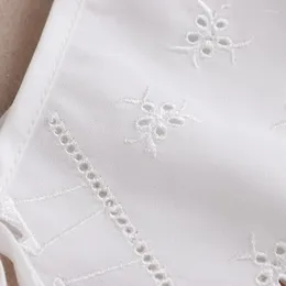 활 타이 레이스 작은 숄 여성 케이프 여름 흰색 다기능 태양 보호 스커트 넥