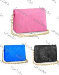 Designer M80742 High Quality Fashion women Shoulder bag leather gold sliver chain POCHETTE COUSSIN bags Crossbody Messenger Female3294016