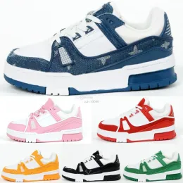 Kids Shoes Running Trainer Virgil Leather Low Outdoor Sneakers Boys Girls Sport Casual Letter Overlays Platform Walking Shoe Luxury Abloh Tr