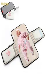 Diaper Bags Hylidge Portable Baby Bag Wipeable Foldable Waterproof Changing Pad Multifunction Mat With Pockets8416108