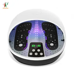 Foot Treatment Ems Tens Massager Electric Stimulator With Heat Pain Relief Circulation Massage Machine 230920