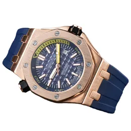 Роскошные мужские часы Высококачественные кварцевые часы с дубовым шестигранным безелем мужские женские брендовые наручные часы Модные резиновые ремешки Спортивные наручные часы 9009 Современные часы 70
