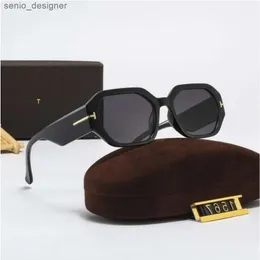 tom ford sun New women hexagonal sunglasses large protection frame fashionable and TF 1567 trendy glasses for sunglasses men and AO82