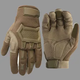 5本の指の手袋タッチスクリー戦術的な軍人軍隊ペイントボールエアソフトアウトドアスポーツシューティングハイキングレースフルフィンガー230921