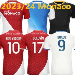 Футбольные майки для болельщиков 2023/24 BOADU GOLOVIN MINAMINO FOFANA BEN YEDDER МУЖСКАЯ футбольная рубашка