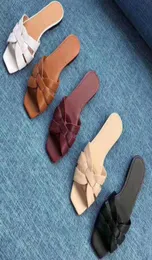 2021 top designer Fashion Women shoes slippers Sandals slides Summer woman Flat Sexy real leather platform sandal Flats Ladies Bea4069317