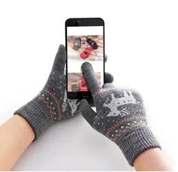 4 Paar Damen-Winterhandschuhe Mit Touchscreen, Elastische