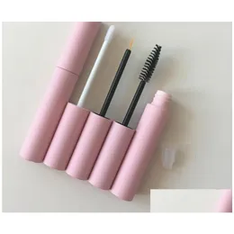 Packing Bottles Wholesale 10Ml Diy Pink Empty Eyelashes Tube Mascara Lip Gloss Refillable Makeup Tool Fast Sn231 Drop Delivery Office Dhlpr