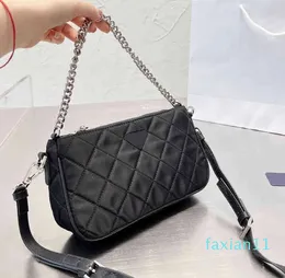 Kobiety trójkąt torba na ramię designerka torebka moda torba damska luksusowa łańcuch crossbody torebki żeńskie portfel 220617