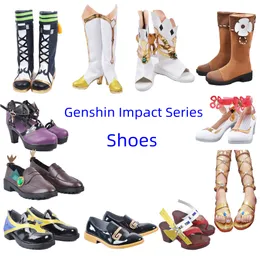 Anime Costumes Anime Genshin Impact Game Yae Miko Venti Keqing Nilou Kamisato Ayato Tartaglia Chongyun Cosplay Costume Man Woman Adult Shoes