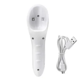 Nageltorkar Monja 5W Mini White Handheld LED Art Dryer USB Laddning UV Gel Snabbtorkning Potherapy Lamp Manicure Tool379