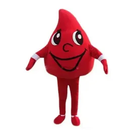 Halloween Red Blood Drops Mascot Costume Walking Halloween garnitur duży impreza kostiumowy garnitur imprezowy