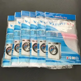 3pcs Set Çamaşır Torbaları Giysileri Yıkama Mesh Net Torba Sepet Sepet Sutu Sütü Yardım Çamaşır Çamaşır Örgütü Çamaşır Makinesi için