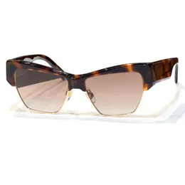 Herbst-Winter-Must-Have-Brille, luxuriöses Trend-Design, staubdichte Sonnenbrille für Männer und Frauen, Acetat-Halbrahmen-Steigungs-Cat-Eye-Sonnenbrille, heißer Verkauf