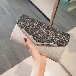 Evening Bags YoReAi PU Leather Luxury Women Evening Bags Sequins Clutch Party Dinner Bag Lady Dress Shoulder for Mobile Phone Purse Handbags 230921