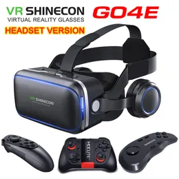 Vrar Accessorise Oryginalny VR Shinecon 6.0 Wersja Virtual Reality and Standard Edition and Glasses 3D okulary słuchawkowe Helmy Smartfon 230922