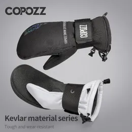 Ski Gloves COPOZZ Professional Winter Thermal Men Mittens Thicken 30degree Warm Waterproof Snowmobile Snow 230921