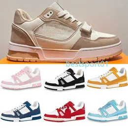 2023 Fashion Designer Trainers Shoes Luxury Brand Men Women Low Lace-Up Casual Walking Shoes Comfortable Wear-Resisting Sneakers 36-44 B3