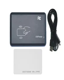 DIY 15 Style Output Format EM4100 125KHz ID Card ReaderAccess Control Reader USB Port 2pcs White Card7553777