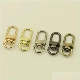 Jewelry Clasps Hooks 10Pcs Snap Lobster Clasp Gold Sier Plated 5 Colors Diy Making Findings For Keychain Neckalce Bracelet Sup Drop De Dht7M