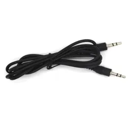 Black 35mm Silverplated Connectors Male To Male AUX Audio Cable for Speaker Phone Headphone MP3 MP4 DVD CD ect a515359446