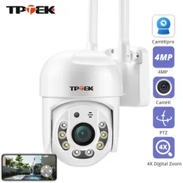 IP Cameras 4MP 2K PTZ Camera WiFi Video Security Surveillance Outdoor Indoor 2MP 1080P 4X Digital Zoom Speed Dome Camhi Camhipro 230922