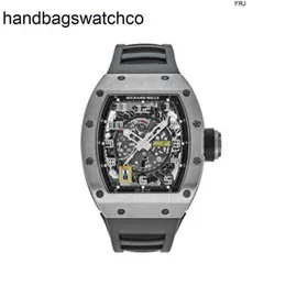 Richardmill Watch Mechanical Watches Richar Milles Titanium Declutchable Rotor Men #039;s Rm030 Nbyw frj