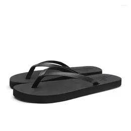 Slippers Summer Men Black And White Man Shoes Light Flip Flops Anti-Slip Breathle Sandals El Slipper