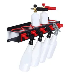 Hooks Rails Spray Bottle Storage Rack Abrasive Material Hanging Rail Car Beauty Shop Accessory Display Cleaning Detailing Tools Dro Otj4E