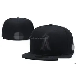 Boll Caps Fashion Summer Angelsa Letter Baseball Gorras Bones Män Kvinnor Casual Outdoor Sport Fited Hats H6-7.14 Drop Leverans Acces DHBGZ