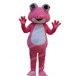 Halloween Green Frog Mascot Costume Carnival påsk unisex outfit vuxna storlek jul födelsedagsfest utomhus klänning reklamrekord