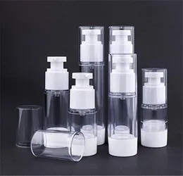 15ml 30ml 50ml 80ml 100ml 120ml Airless Pump Bottle Vacuum Press Lotion Spray Pump Containers Refillable Portable Travel Bottles8340877