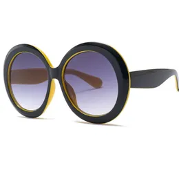 2019 New Women Oversized Round Sunglasses Fashion Brand Designer Sun Glasses Women Vintage Shades Eyewear UV400 W853074720