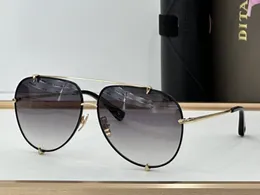 Realfine888 5A okulary Dita Talon 23007 Luksusowe okulary przeciwsłoneczne dla mężczyzny z szklankami obudowa z tkaniny
